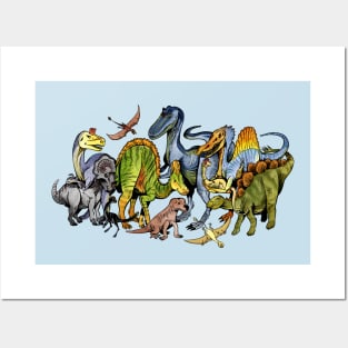 Dinosaur Family Posters and Art